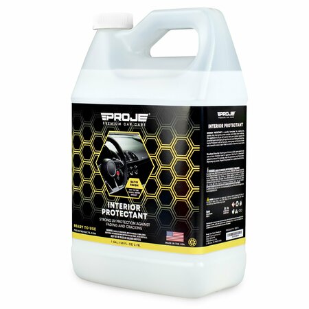 PROJE PREMIUM CAR CARE Interior Protectant 1 Gallon - Satin Finish - Safe on Plastic Rubber Vinyl & Rubber 30016